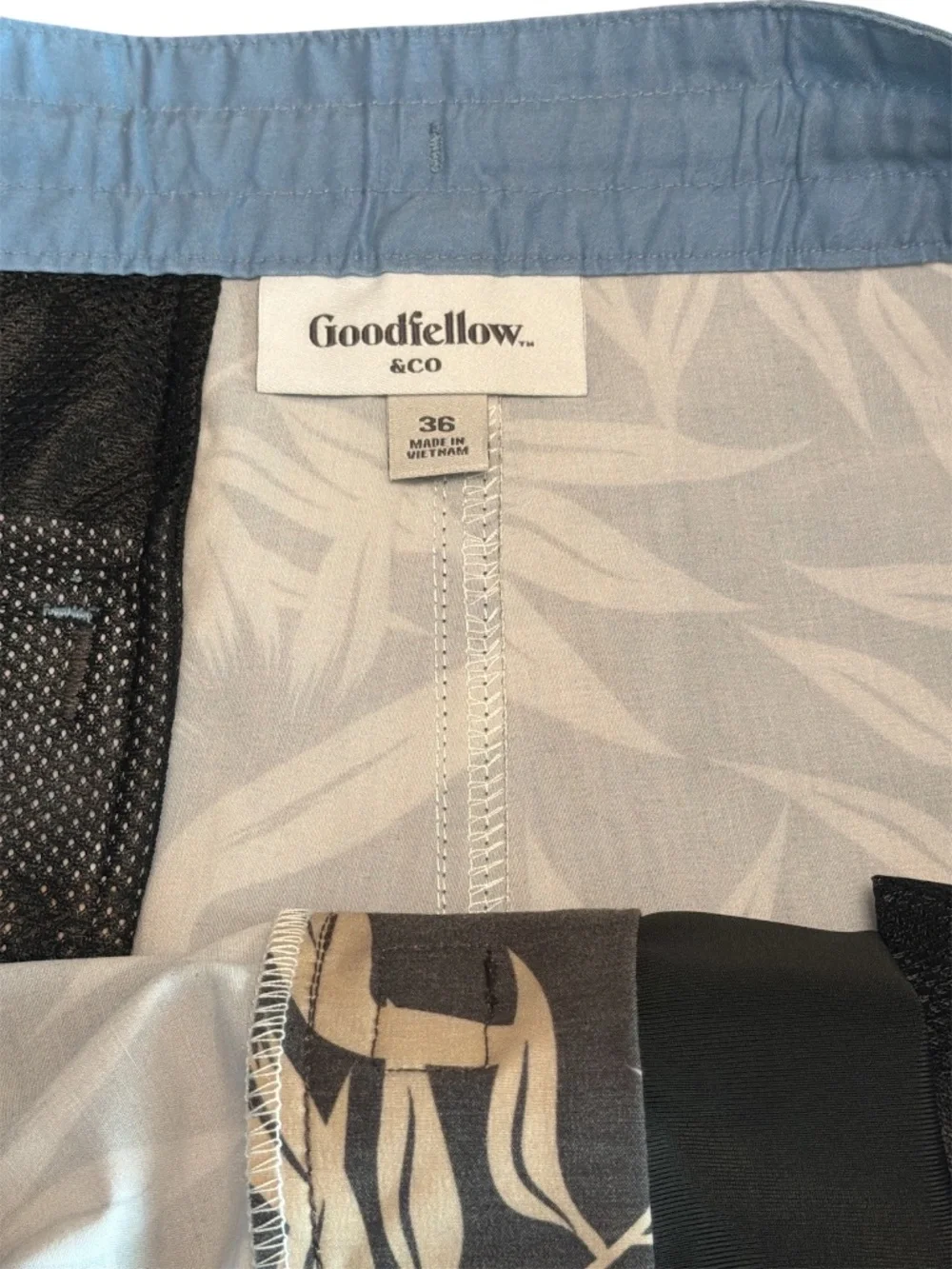 Goodfellow & Co Tropical Board Shorts Mens 36 NWT Swim Trunks Beach Summer